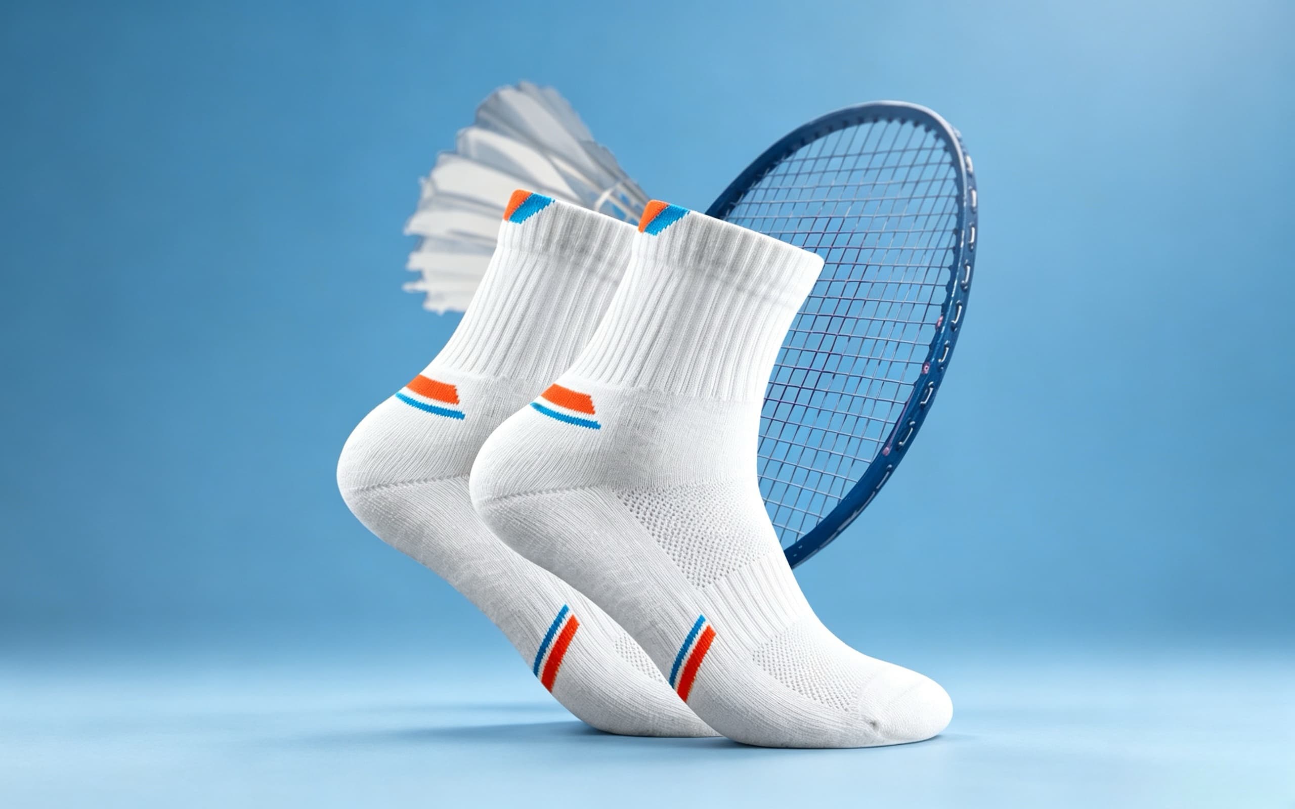 Black, white and gray performance socks