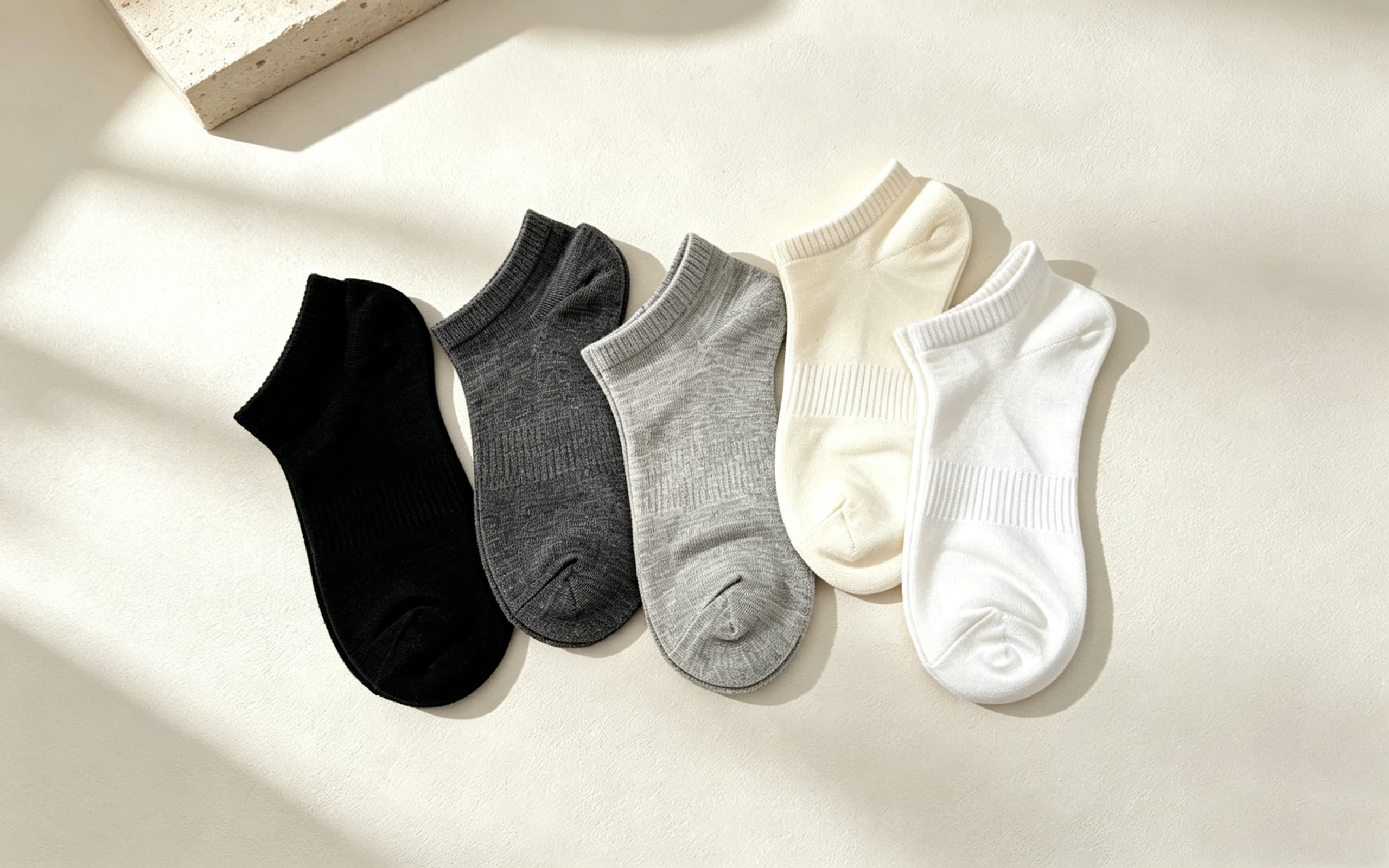 Blue grip socks on a white background