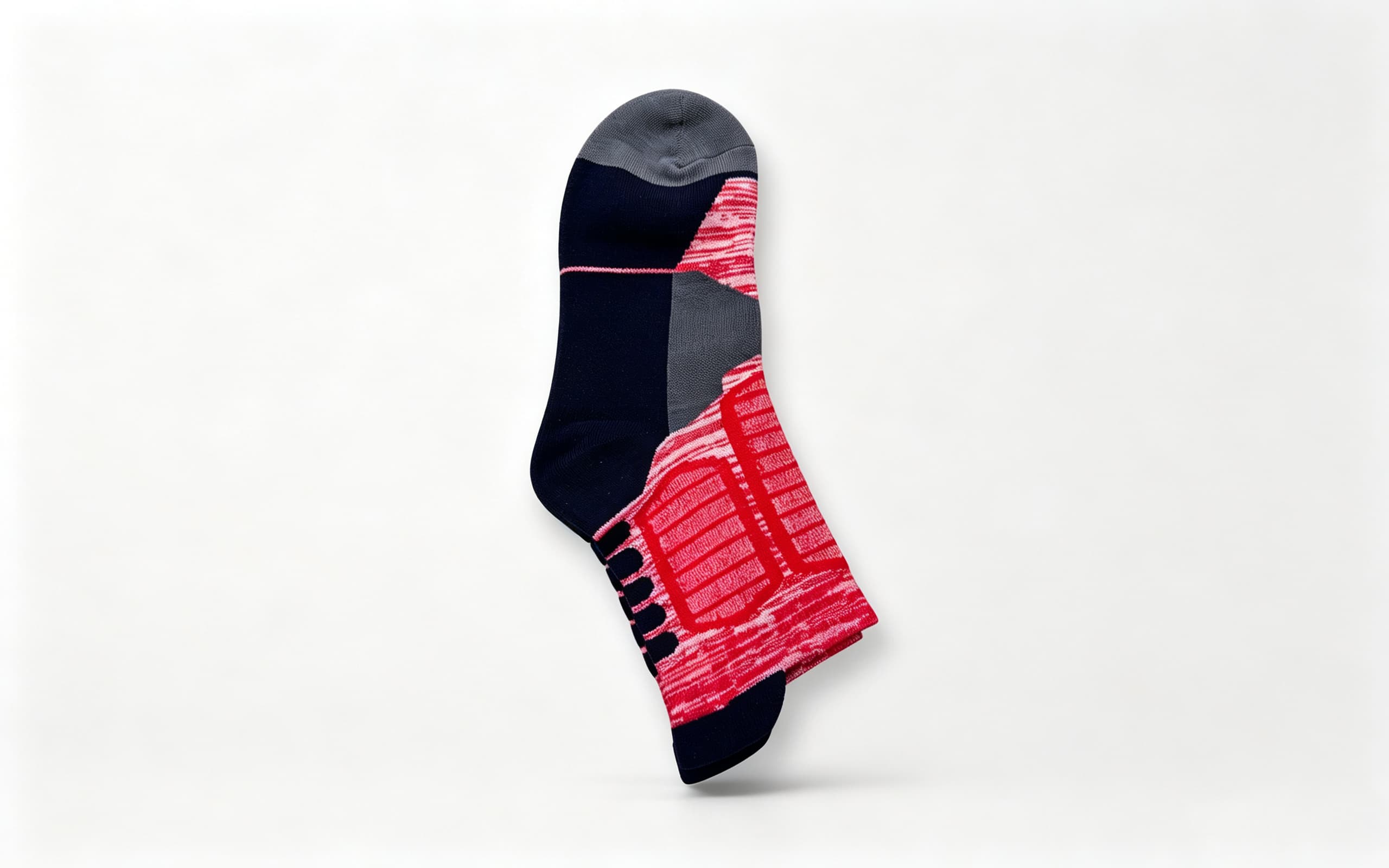 Red performance socks